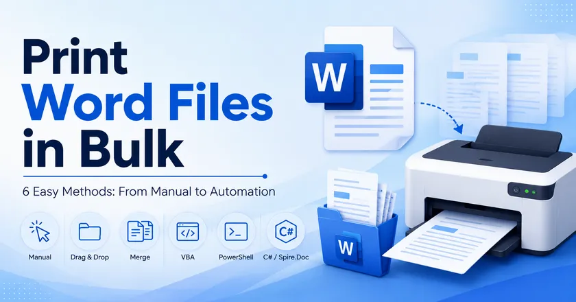 Imprimir documentos de Word de forma masiva