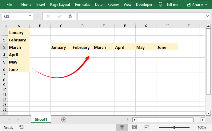Convert columns to rows via Python code