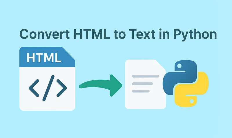 Python Convert HTML Text Quickly and Easily