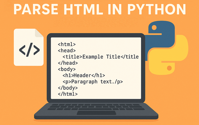 Parse HTML from Strings, Files, and URLs using Python