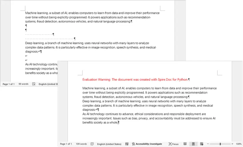 Remove Blank Lines in Word Using Python
