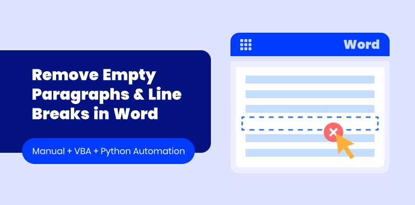 How to Remove Blank Lines in Word Fast