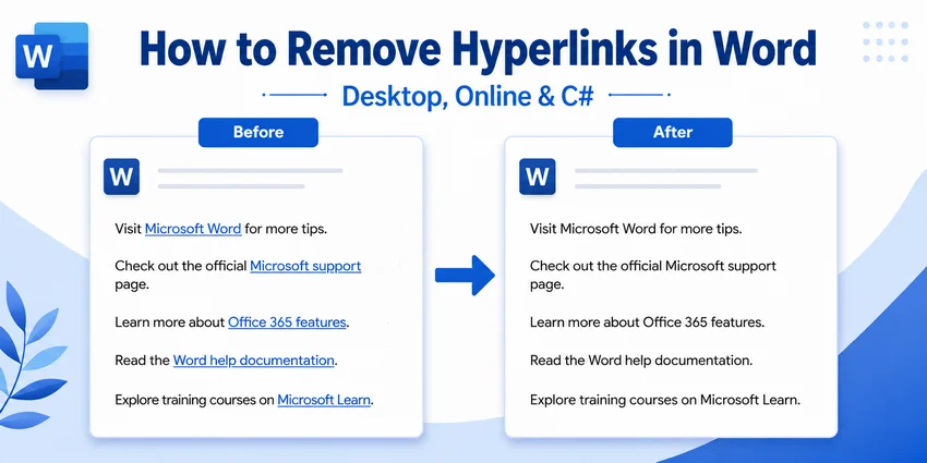 Guía visual sobre cómo eliminar hipervínculos individuales o por lotes en Word
