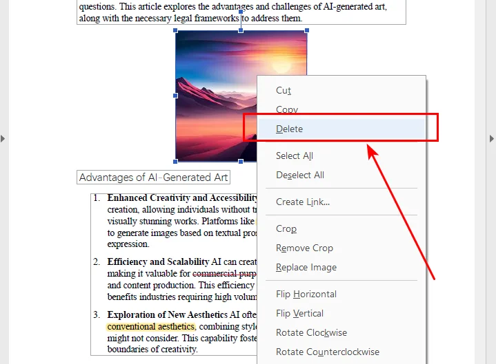 Supprimer une image d'un document PDF à l'aide d'Adobe Acrobat