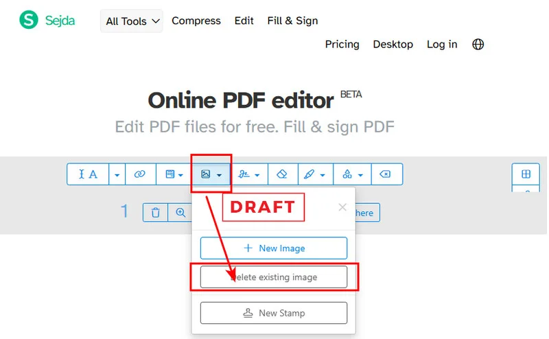 Supprimer des images des PDF avec des outils en ligne