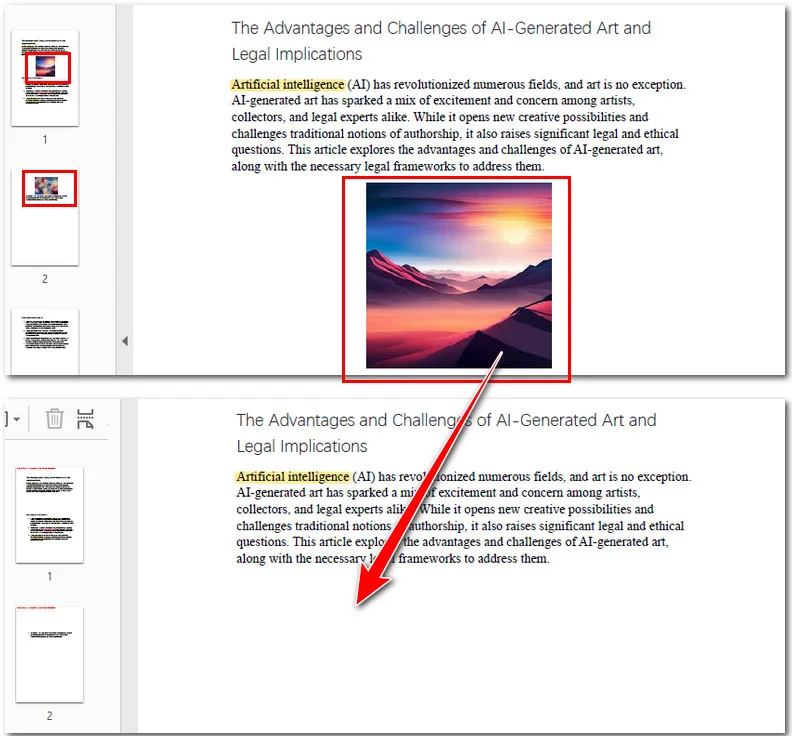 Supprimer des images des PDF à l'aide de Free Spire.PDF pour Python