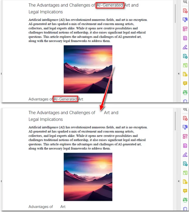 Remove Text from PDF by Replacing It with Python
