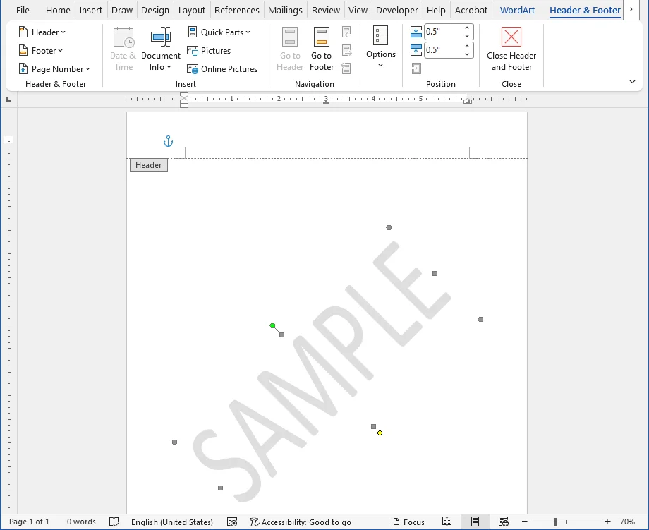 Quitar marcas de agua en Word en Mac