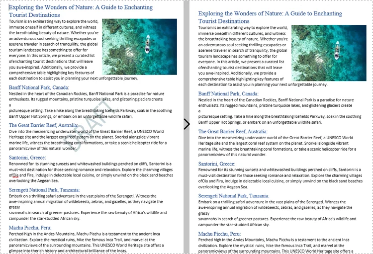 Eliminar marcas de agua por lotes de documentos de Word con C#