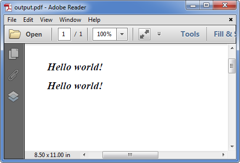 How to replace font(s) in PDF document
