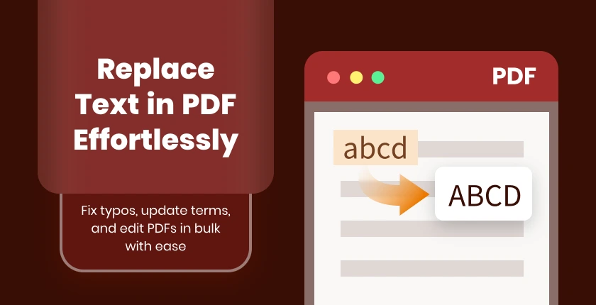 Replace Text in PDF in Bulk