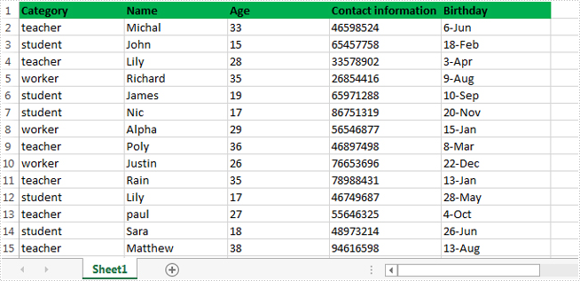 How to retrieve data from one excel worksheet and extract to a new excel file in C#