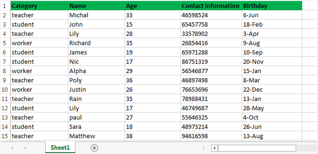 Retrieve Data From One Excel Worksheet And Extract To A New Excel File In C