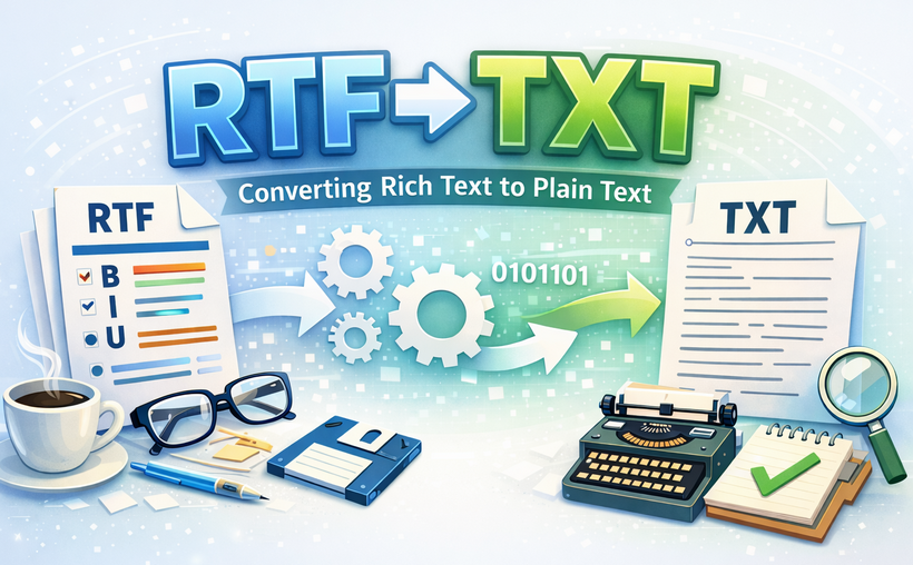 4 easy and free methods to convert RTF to TXT