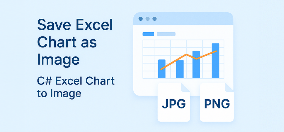 Illustration des Speicherns von Excel-Diagrammen als Bild mit manuellen, VBA- und C#-Methoden