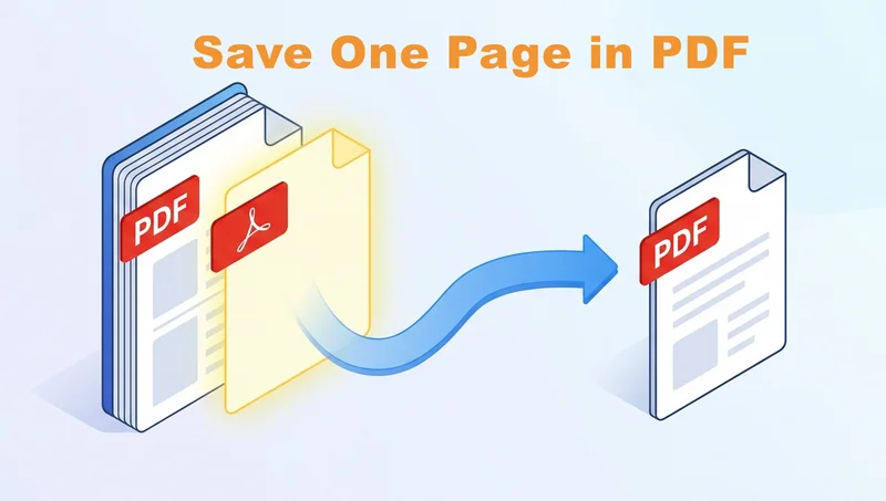 Four Effective Ways to Save One Page of a PDF