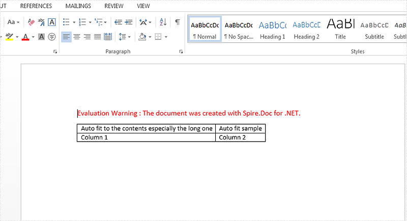 How to Adjust Table Columns in Word (AutoFit)