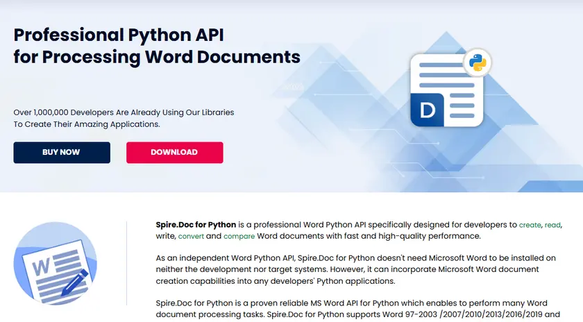 Python Library for Converting Word to XPS