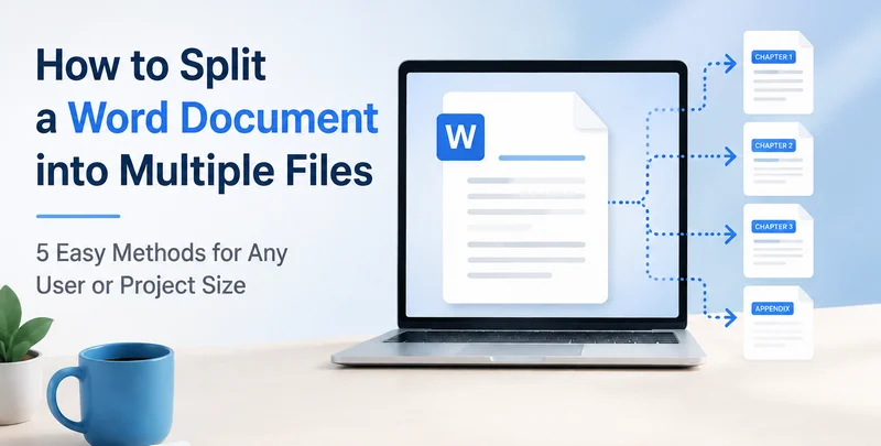 Step-by-Step Guide Showing How to Split a Word Document