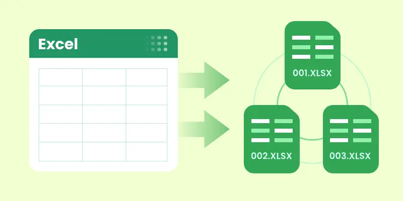 Excel-Blätter aufteilen