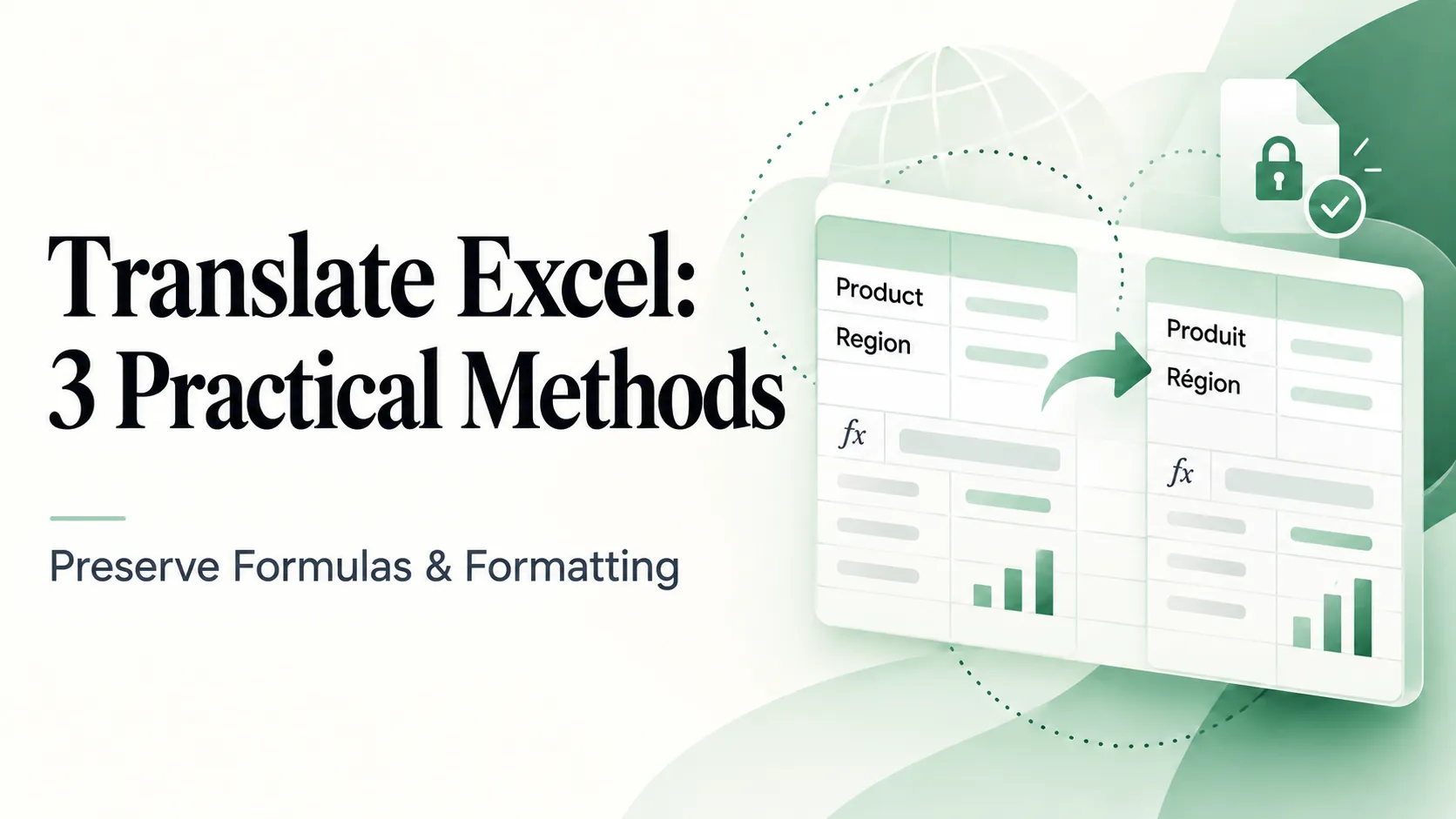 Traduire Excel : conserver les formules et la mise en forme