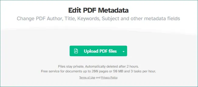 Upload PDF file