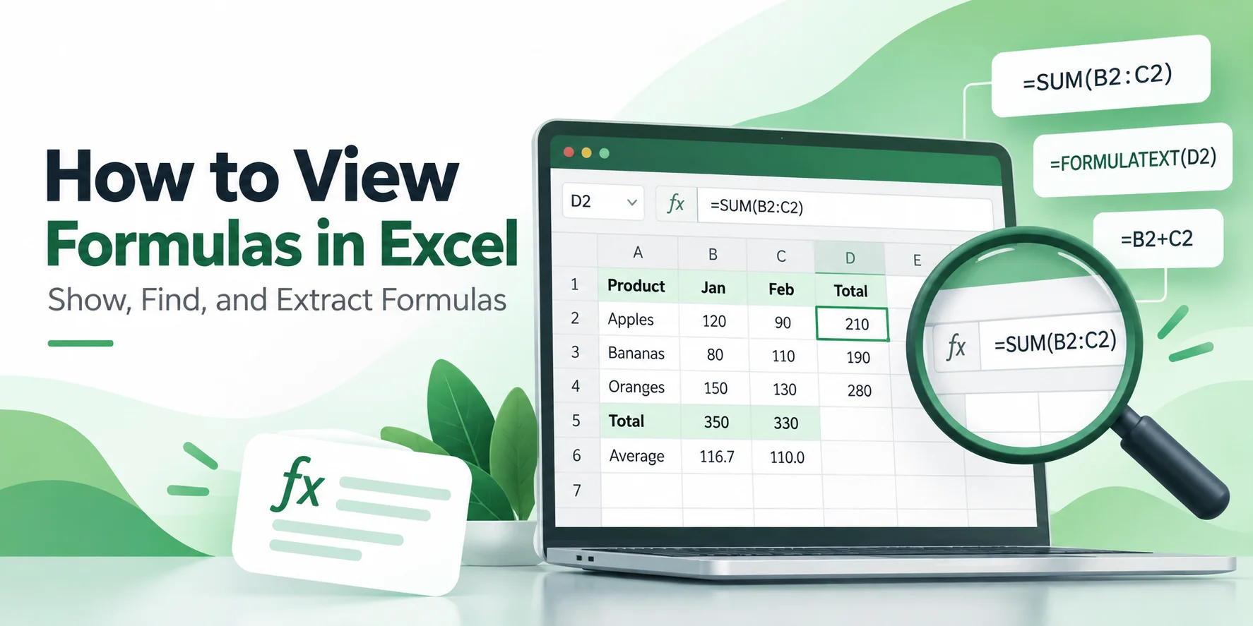 Step-by-Step Guide on Viewing Formulas in Excel