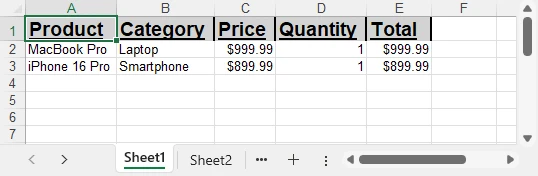 Apply styles and auto-fit columns in Excel using Python
