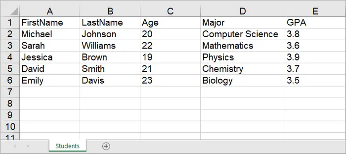 Insert List to Excel in C#