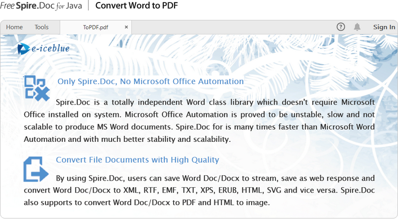 Free Java Word Library – Create Read Modify Print Convert Word ...