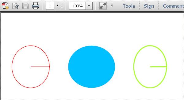 Draw Circles in PDF