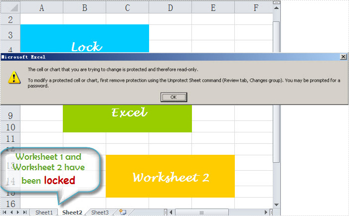 Lock Excel Worksheet