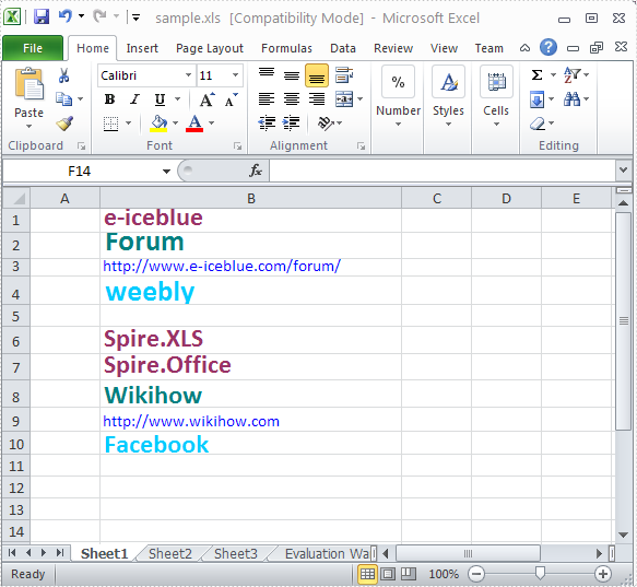 Remove Excel Hyperlink